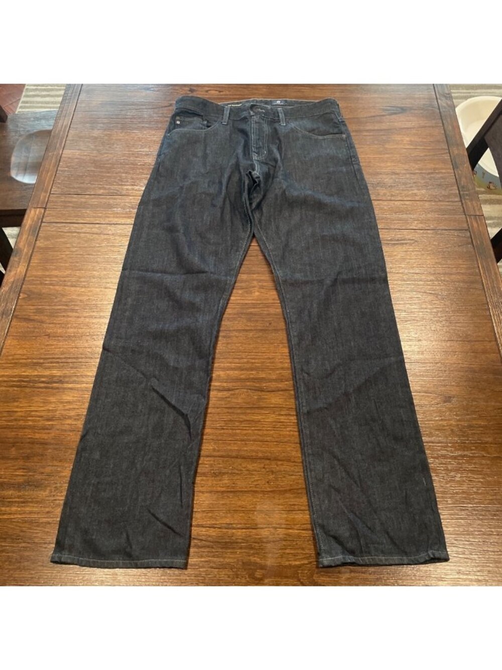 AG Relaxed Straight Jean 32x34 Dark Navy Wash Stretch Casual Ives Athletic 35x34